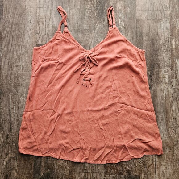 Torrid Pink Sophie Lace-Up Cami - Picture 5 of 7